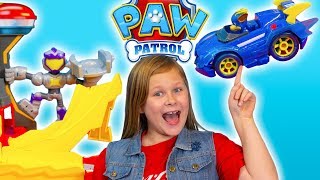 Assistant and Officer Waggles Review Paw Patrol Meteor Run [upl. by Bonacci]