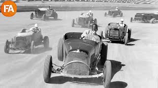 Car Racing in the 1940s  Vintage Footage [upl. by Trudey906]