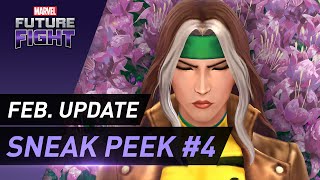 MARVEL Future Fight Feb Update Sneak Peek 4 [upl. by Nylirek]