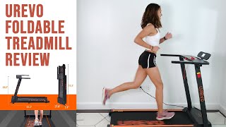 UREVO Foldable Treadmill Review  Affordable Compact Home Treadmill [upl. by Allimac]