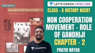 L12 Non Cooperation Movement  Role of Gandhiji  Class 10 NCERT History  UPSC CSEIAS 2021 [upl. by Trometer856]