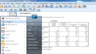 SPSS tutoriel Correlations Pearson amp Spearman [upl. by Feinberg]