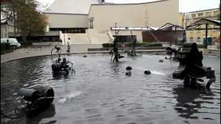 Tinguely Fountain  Basel Switzerland [upl. by Harbard]