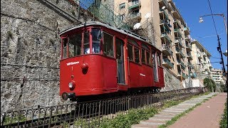 Funiculars and rack railway in Genoa [upl. by Romeo68]