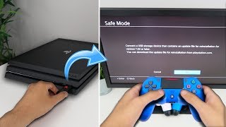 How to REINSTALL PS4 SYSTEM SOFTWARE EASY METHOD FIXES ALL ERRORS [upl. by Harbard]