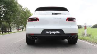 Performance Active Sound System for Porsche Macan S Diesel by Cargraphic [upl. by Eelesor]