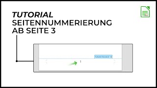 Seitennummerierung erst ab Seite 3  LibreOffice Writer  Tutorial  Deutsch [upl. by Ecylla]