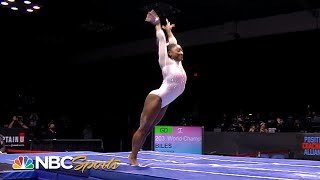 Simone Biles lands Yurchenko double pike vault at US Classic  NBC Sports [upl. by Neryt]