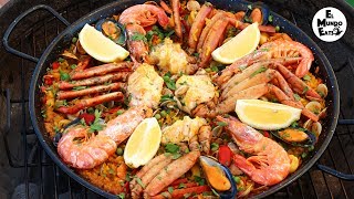 Spanish Seafood Paella [upl. by Ayocat]