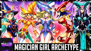 YuGiOh  Magician Girl Archetype [upl. by Grussing]