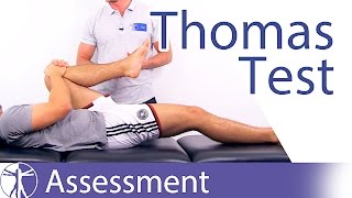 Thomas Test  Iliopsoas Tightness [upl. by Karwan]