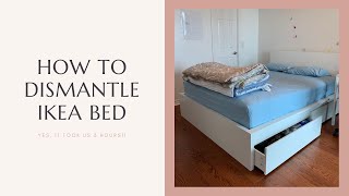 How to Dismantle IKEA bed  Dos and Donts [upl. by Laurens]