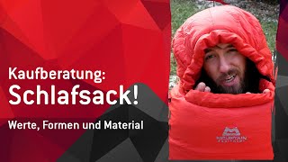 Der Schlafsack Formen Werte Material und Extras [upl. by Yespmed816]