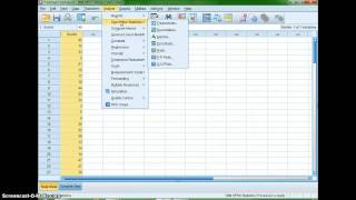 Creating a Frequency Table with SPSS [upl. by Notnel]