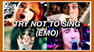 Try Not To Sing Along EMO Edition  Part 1 🖤 [upl. by Nolat]