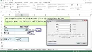 INTERÉS COMPUESTO EN EXCEL  EJERCICIO 2 [upl. by Adilem]