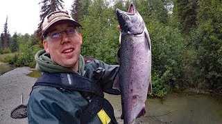 Alaska Adventure  Part 1 Traveling to Alaska and Fishing for salmon [upl. by Nenerb]