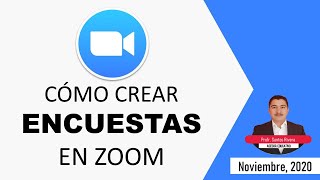 Cómo crear encuestas votaciones en ZOOM [upl. by Drof328]