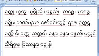 Typing for Myanmar Unicode [upl. by Wilterdink]