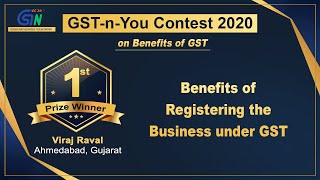 Benefits of GST Registration [upl. by Nelleoj]