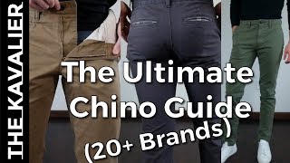 The Complete Chino Buying Guide  20 Brands from HampM Uniqlo Gap Bonobos and more [upl. by Mayyahk]