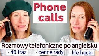 Rozmowy telefoniczne po angielsku  40 fraz cenne rady oraz lifehacki [upl. by Antonietta]