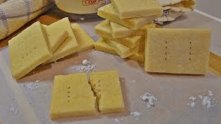 Easy 3INGREDIENT Shortbread Cookies  No Mixer Needed [upl. by Boylston934]