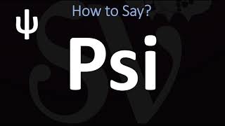 How to Pronounce Psi CORRECTLY  ψ Greek Alphabet Pronunciation [upl. by Misaq]