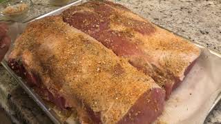 HOW TO MAKE PORK LOIN ROAST IN THE OVEN [upl. by Asoramla61]