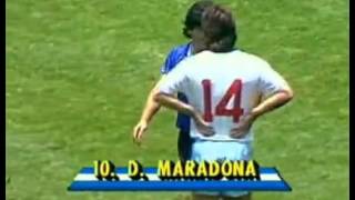 Maradona vs England in World Cup 1986 every touch [upl. by Tremann]