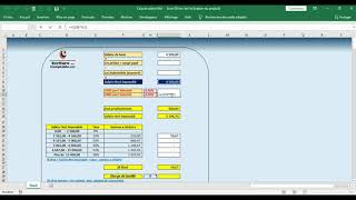 Comment calculer le salaire Net et IR avec Excel [upl. by Eugaet]