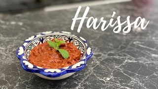 Easy Homemade Harissa  الهريسة [upl. by Stiegler695]