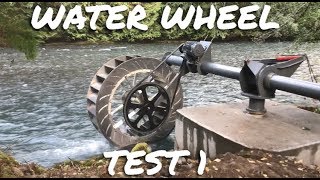 Innovative Poncelet Water Wheel 2017 [upl. by Achilles]