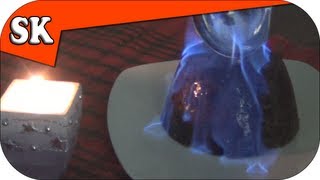 FLAMING A CHRISTMAS PUDDING  Flame a Christmas Pudding [upl. by Anelys]