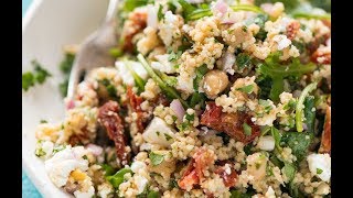 Couscous Salad with Sun Dried Tomatoes and Feta [upl. by Rawley]