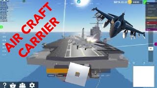 Aircraft Carrier Simple Plane System Walkthrough  Roblox Gameplay [upl. by Thea]