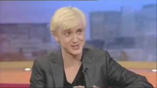 Tom Felton Draco Malfoy discusses Harry Potter on GMTV [upl. by Dawson]