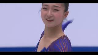 Kaori Sakamoto FSISU World championship 2022 [upl. by Haydon]