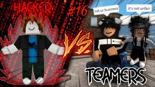 MM2 Hacker Vs Teamers 16I SHOT HER IN GHOST  Roblox [upl. by Colbert315]