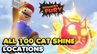 Bowsers Fury  All 100 Cat Shine Locations Walkthrough [upl. by Aissak]