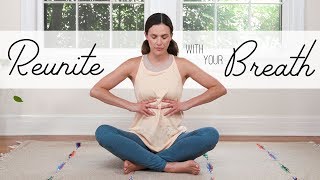 Reunite With Your Breath  19Minute Breath Practice [upl. by Brier144]