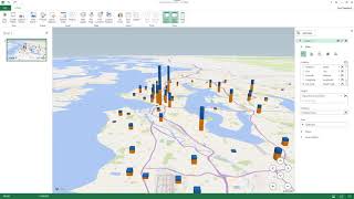 Use 3D Maps in Excel  Create Beautiful Map Charts [upl. by Adlev968]