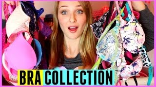 MY BRA COLLECTION  Pushups Sports Bras Bralettes amp More [upl. by Wie]