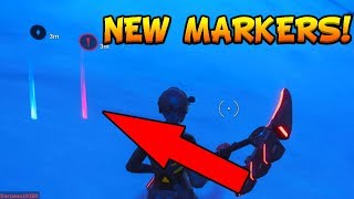 HOW TO USE NEW MARKERS  PIN CALLOUTS IN FORTNITE  New Fortnite Ping Callout SystemFortnite 296 [upl. by Holle]