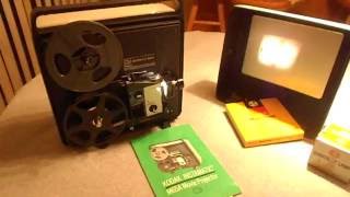 Vintage Kodak Instamatic M65A Movie Projector Super 8 amp 8mm Film Projector [upl. by Kcire]