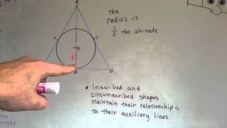 Radius of Inscribed Circle Theorem Geometry 194 [upl. by Giguere]