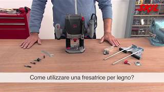 Come utilizzare una fresatrice per legno [upl. by Darwin]