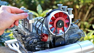 Building a Working Porsche 911 Engine Model  Boxer Engine Build [upl. by Kaycee784]