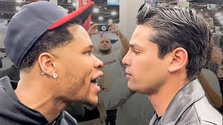 Ryan Garcia PUSHES Devin Haney  FULL ALTERCATION VIDEO amp Near BRAWL [upl. by Armahs960]