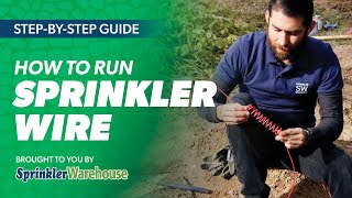 How To Run Sprinkler Wire [upl. by Ibrad39]